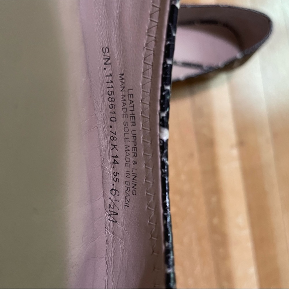 Tory Burch Reva Mojave Python Snake Embossed Leat… - image 8